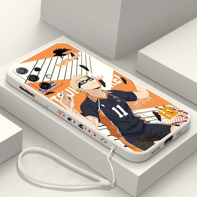 Новинка 2024 чехол Haikyu для Oneplus Nord 3 2 9 8T 8 Pro с ремешком на руку