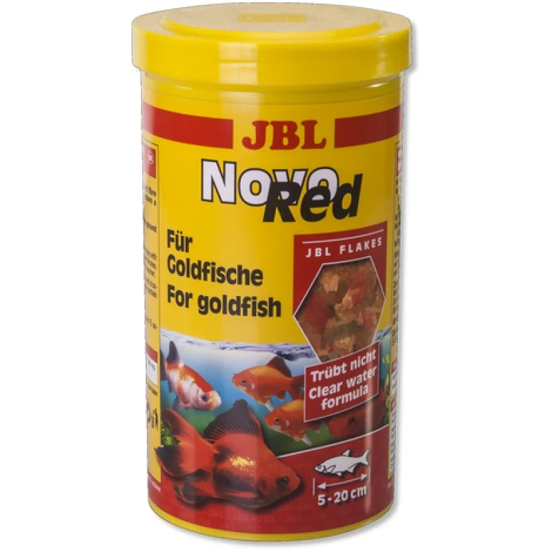JBL NovoRed - Основной корм в форме хлопьев для золотых рыбок 1000 мл 190 г