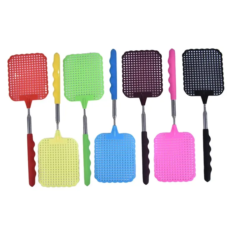 

8cm*9.5cm*10cm 1pc Fly Swatters Telescopic Extendable Prevent Pest Mosquito Tool Flies Trap Retractable Swatter Garden Supplies