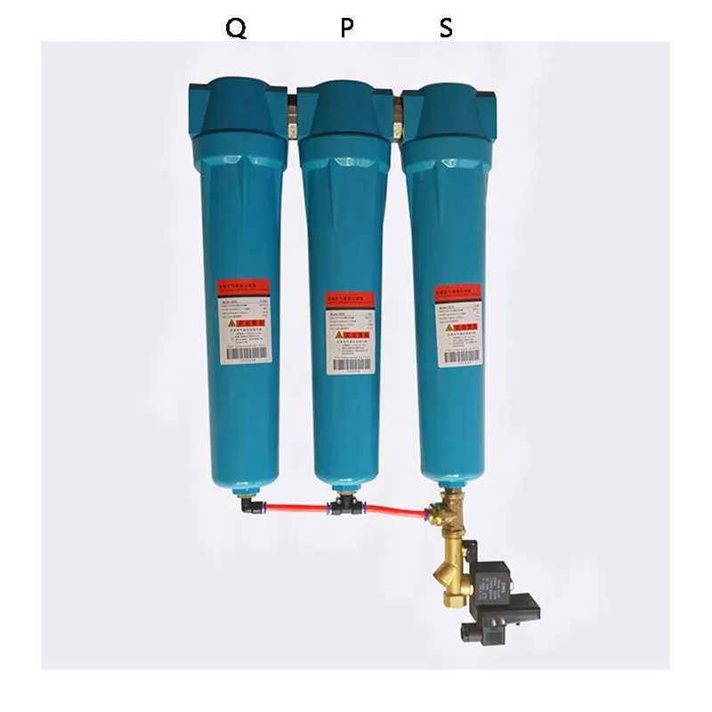 

060 Q/P/S/C Automatic Air Compressor Dryer 1-1/2" Oil Water Separator Compressed Air Precision Filter Dryer QPSC