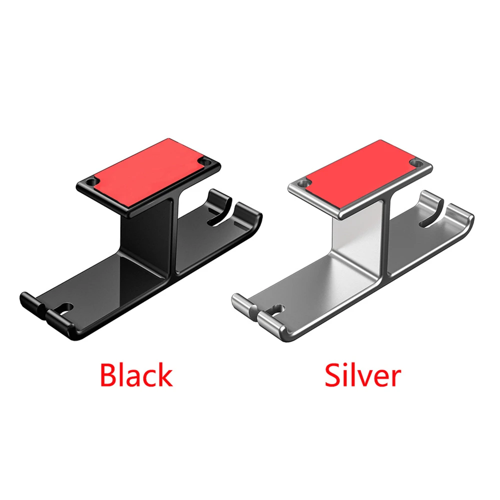 

Stable Stand Storage Desk Headset Hanger Portable Double Hook Design Aluminum Alloy Multifunction Head-mounted