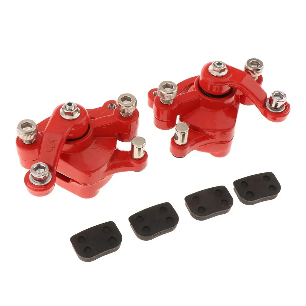 

2-part disc brake calipers for bicycles, mini dirt, scooters, go-karts