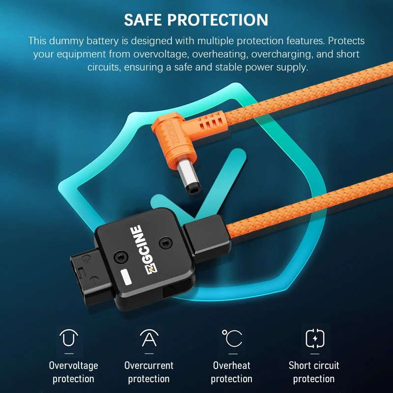 Кабель питания ZGCINE D-Tap к постоянному току 5 5*2 мм для монитора Amaran 60ds 60xs Atomos Ninja V