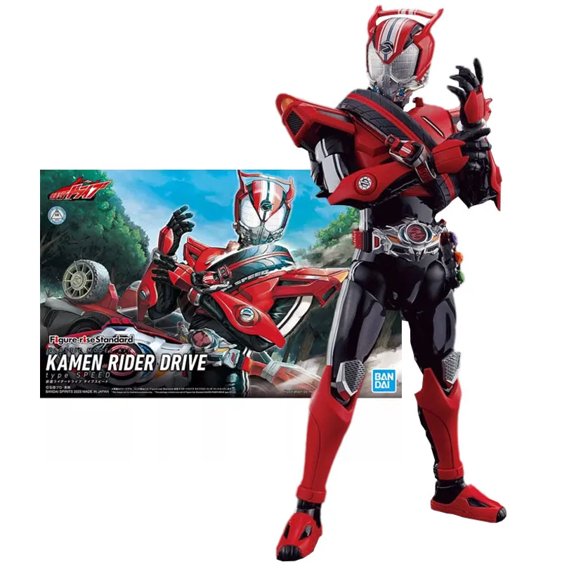

Bandai Genuine Figure Kamen Rider Drive Model Kit Figure-rise Standard Kamen Rider Drive Type Speed Action Figure Model Kid Toys