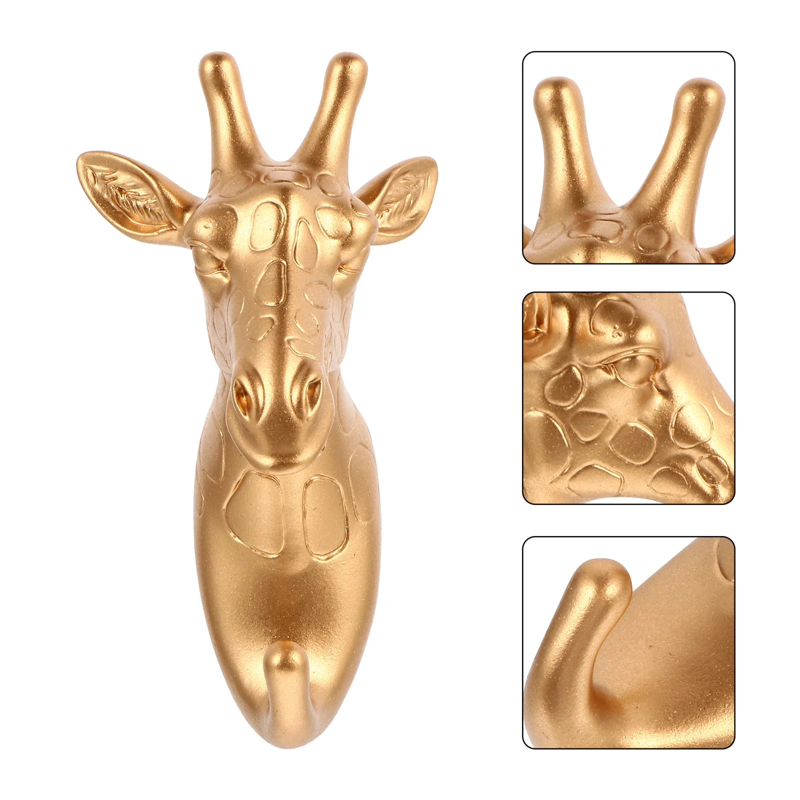 

Adhesive Retro Hook Towel Hook Home Animal Head Decor Metal S Hooks Giraffe Coat Hook Wall Mount Animal Head Wall Decor