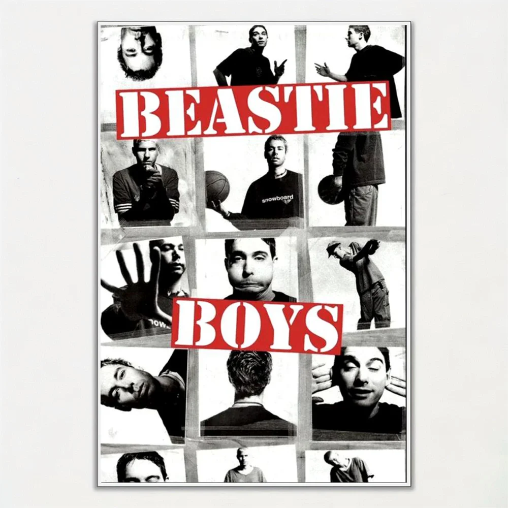 Панк-рок хип-хоп группа Beastie Boys плакат настенное искусство домашний декор комнаты