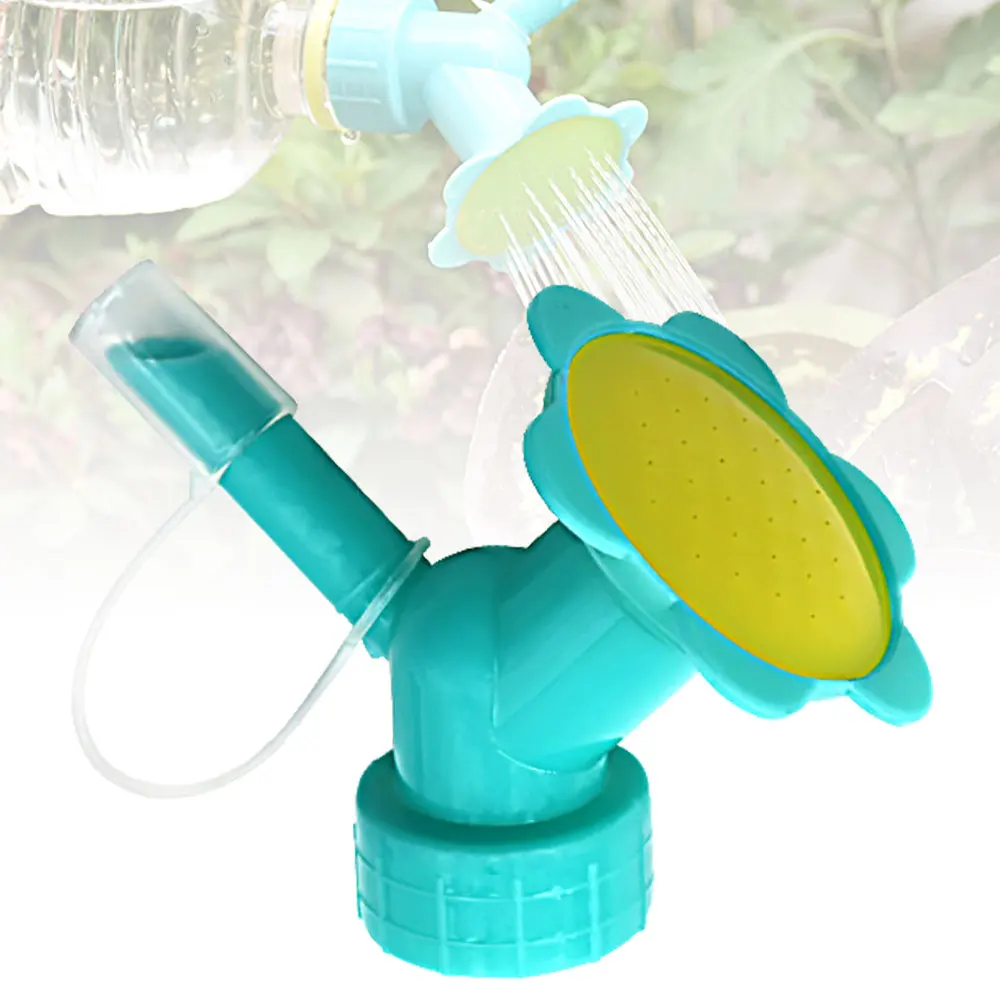

2In1 Plastic Nozzle for Flower Plant Waterers Bottle Watering Cans Sprinkler