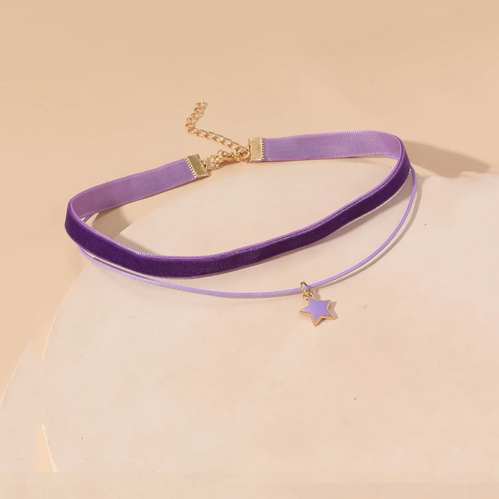 Женское готическое ожерелье с подвеской в виде звезды