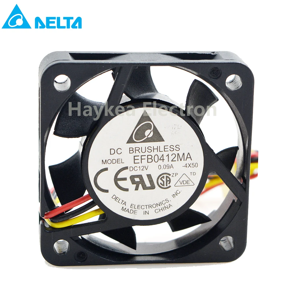 Двухшариковый охлаждающий вентилятор для Delta EFB0412MA 4010, 12 В, а, 4 см, 40x40x10 мм