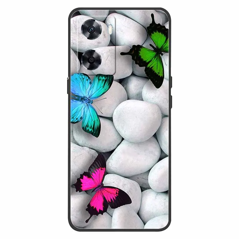 Чехол для OnePlus Nord N20 SE силиконовый ТПУ с волком и кошкой, защитный бампер для телефона One Plus N20SE Soft On.