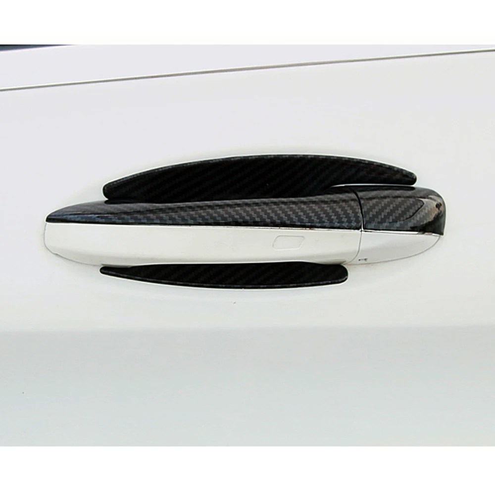 

For Mercedes Benz A Class W177 A180 A200 A220 A250 2019 2022 Chrome Carbon Fiber Color Refit Car Door Handle Bowl Cover Trim