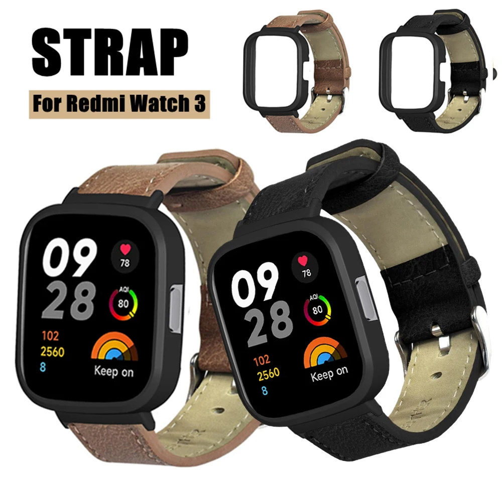 

Metal Case Protector Cover Bumper Frame Smart Watch Bracelet Full Cover Design Watch Band Replacement Wristband Smartwatch Case