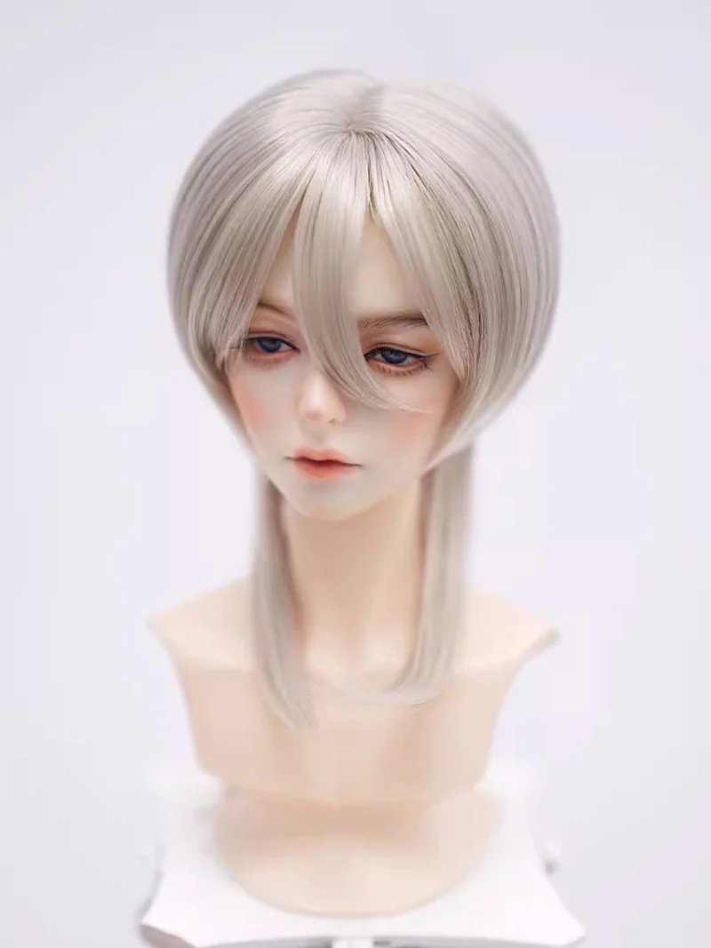 Парик для куклы bjd размера 1/4 1/3 мягкая шелковая бахрома соответствующий парик с