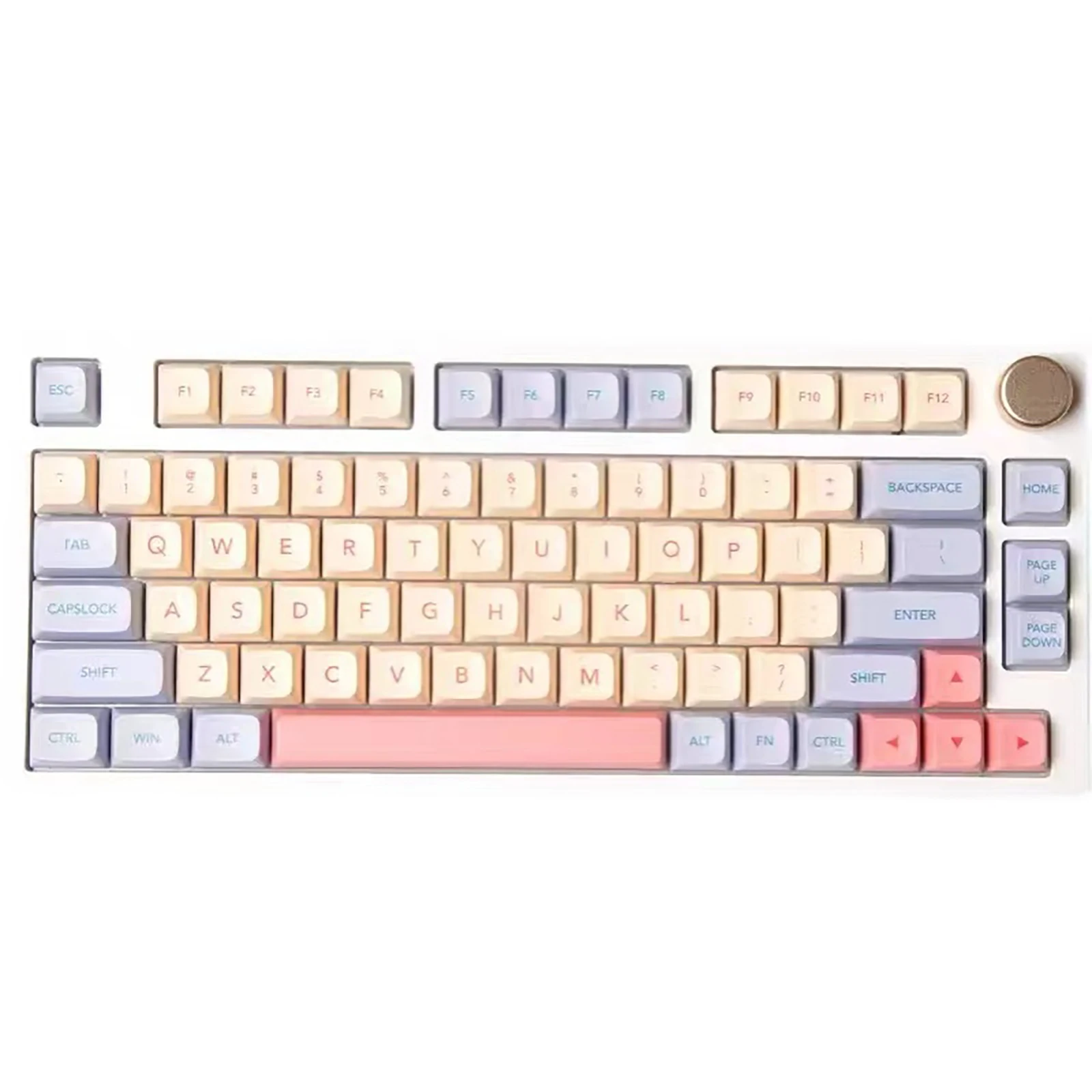 

Cotton Candy Keycaps XDA PBT 132 KeyCaps Dye-sub No Box for Cherry MX Keyboard