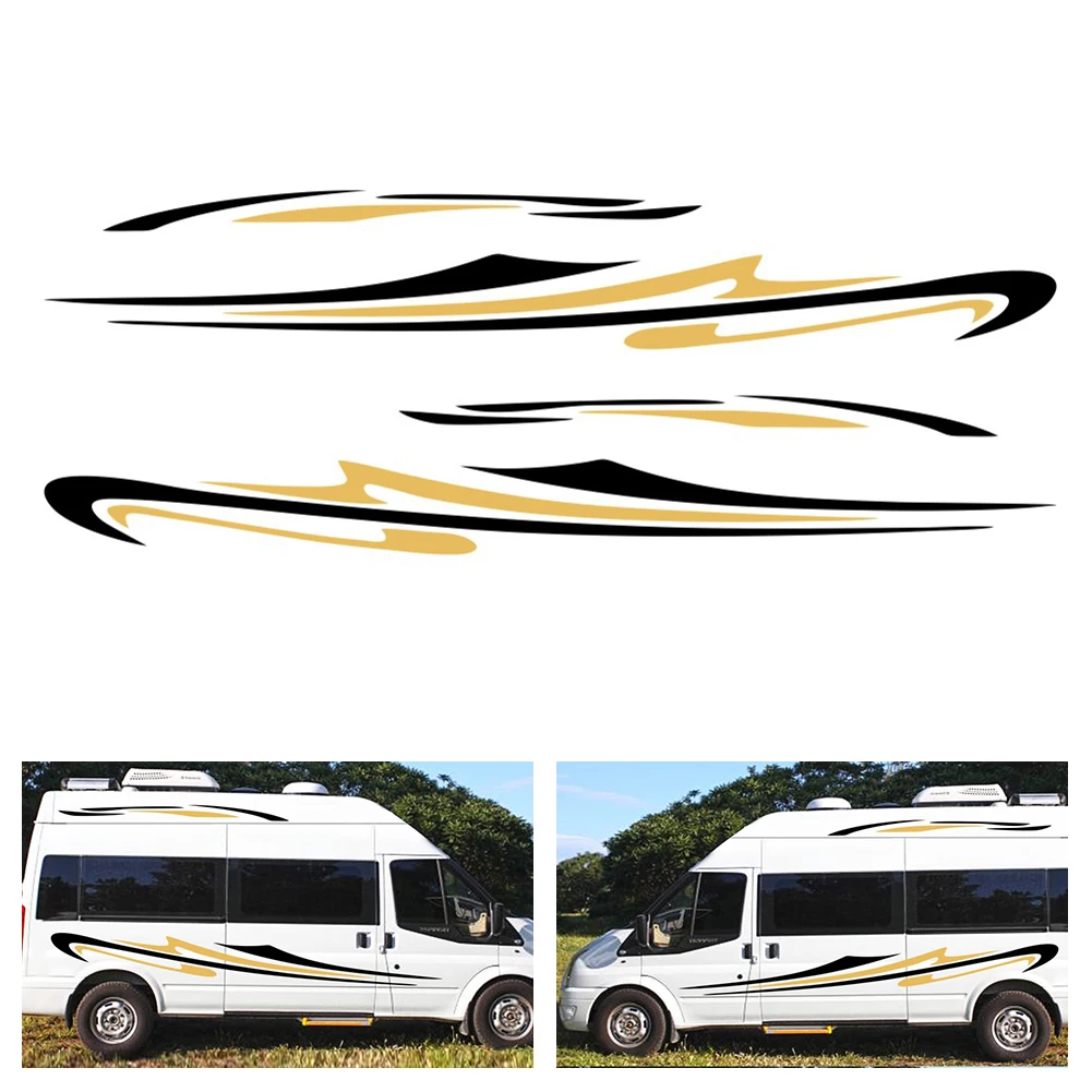 

Длинные боковые полосы для Mercedes Sprinter, наклейки из ПВХ для автомобиля «сделай сам», спортивный Стайлинг, украшение, наклейка, автомобильные а...