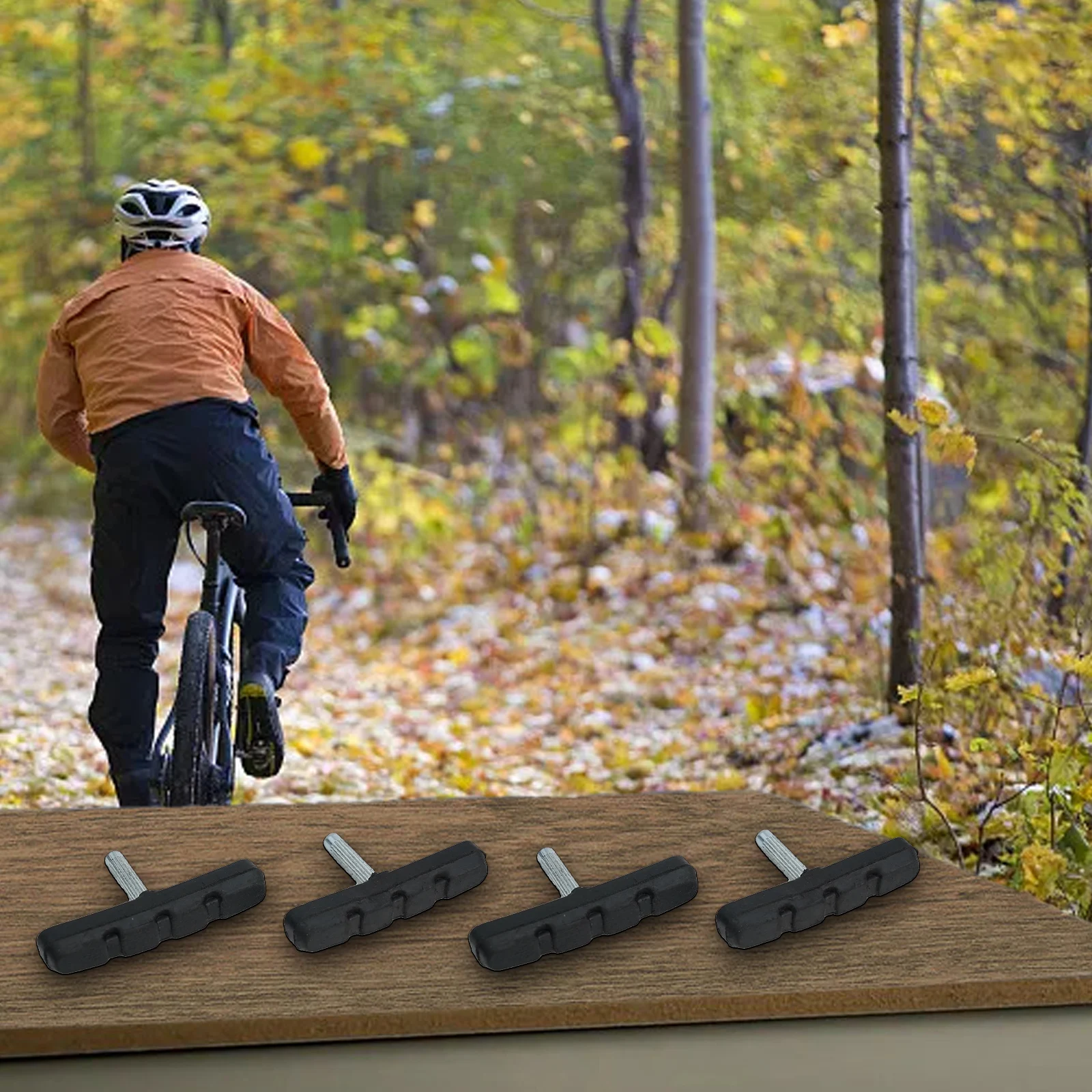 Тормозные колодки 55 мм для велосипеда Сверхлегкие невыпадающие значение