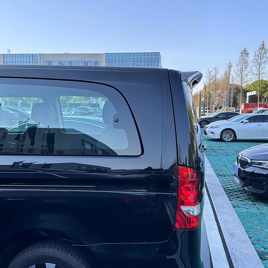 Фото Для Mercedes Benz Vito Viano V-Class W447 V220 2016-2023 Автомобильный спойлер на крышу, багажник, сплиттер, спойлер, диффузор, задняя отделка губ №5