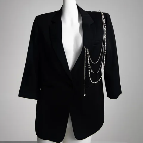 Цепочка-брошь GUOLE с имитацией жемчуга