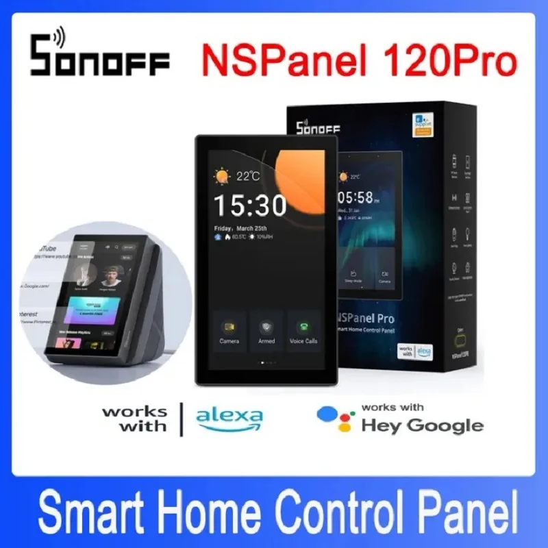 Центральная панель управления SONOFF NSPanel Pro 120 интеллектуальный сенсорный экран