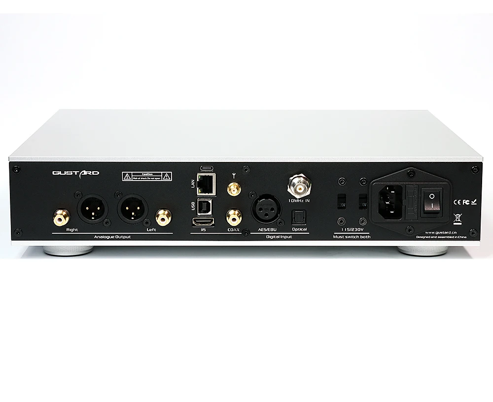 GUSTARD DAC-R26 r2te R2R DAC оригинальный DSD со стремером/производителем PCM768K DSD512 BT XU216 K2 IIS