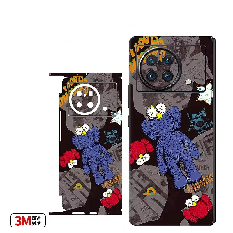 

Full Cover 3M Film For Vivo X Fold Films Cases Decal Skin Aurora Back Covers Protector Wrap Ultra Thin Stickers