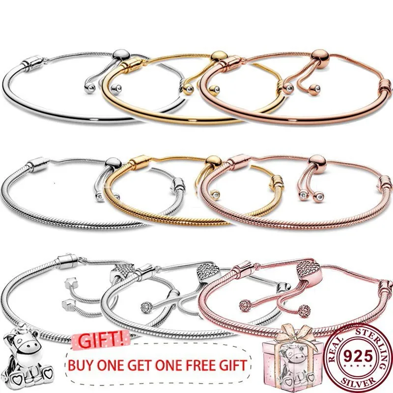 

Женский браслет со звездами, серебро 925 пробы