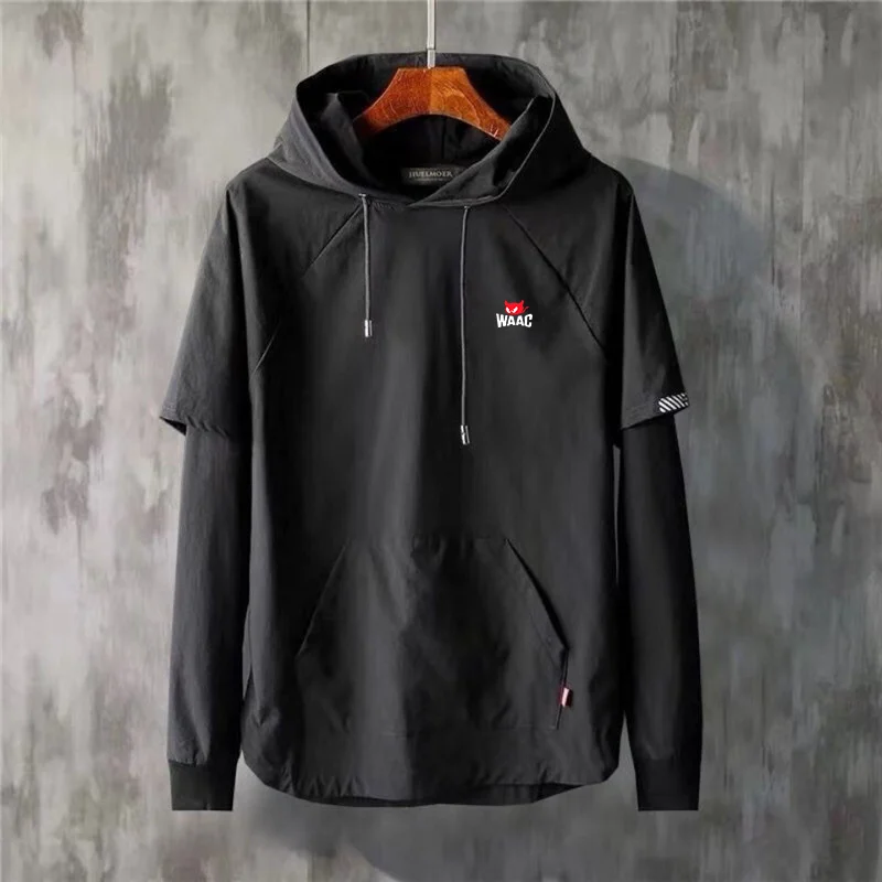 

New 2024 WAAC Autumn Men's Golf Clothing Men's Long-sleeved T-shirt Men's Top Clothing Sports Men's Shirt Top Hooded Hoodie