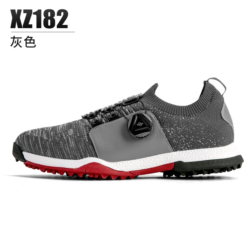 PGM New Golf Shoes Fly Fabric Golf Shoes Rotary Buckle Lightweight Breathable Sports Shoes