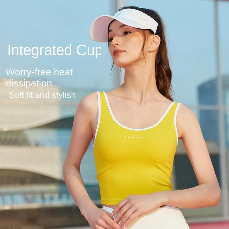 

Sports underwear lulu can be worn outside one-piece beauty back bra nude outdoor fitness yoga vest fitness clothing women 2023