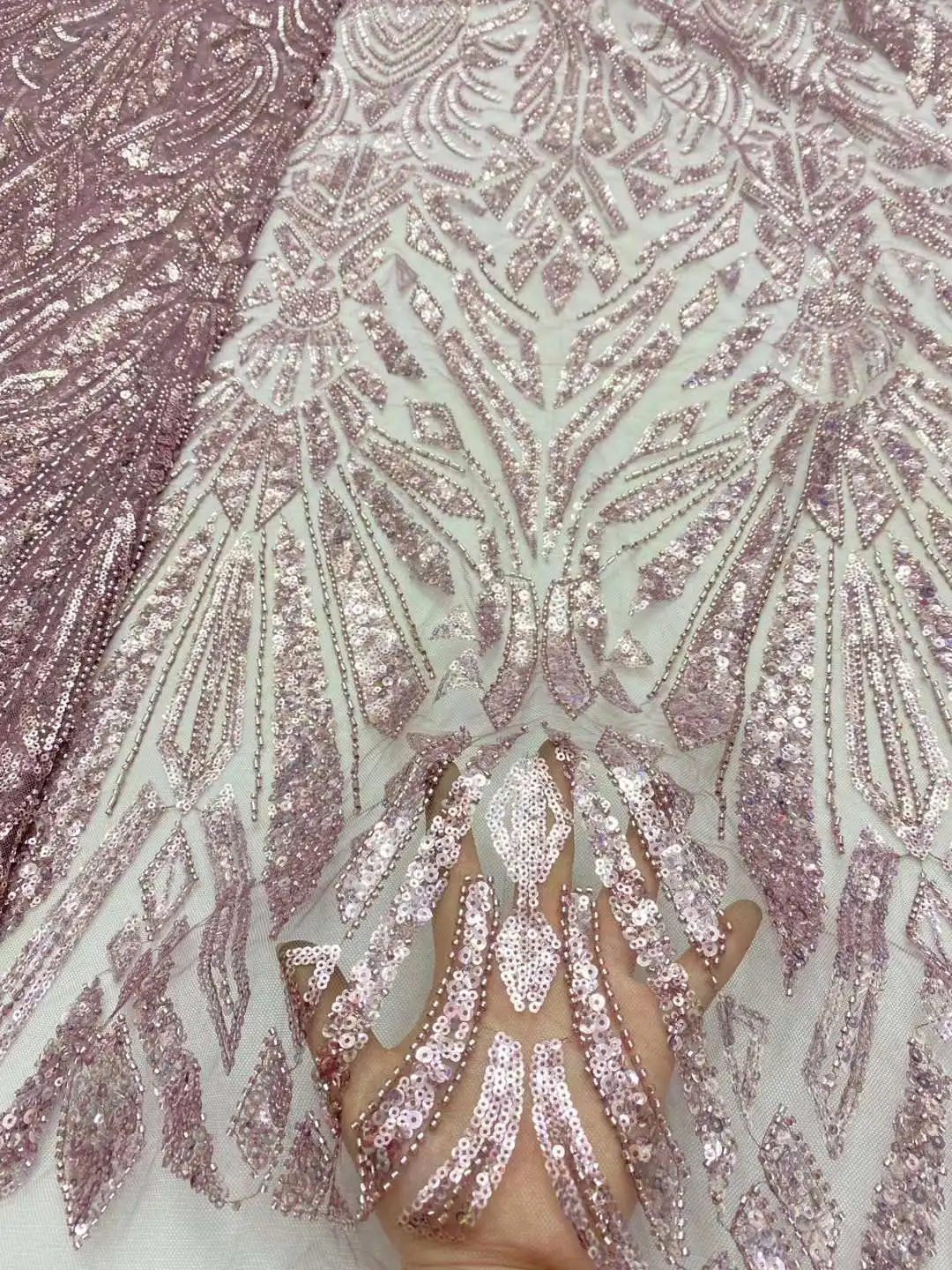 

Высококачественная ткань с блестками и вышивкой бисером, французская сетчатая кружевная ткань с блестками, нигерийская ткань для свадеб, вечерних платьев Вечерние