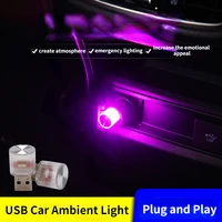 car interior decoration atmosphere light led car usb colorful flashing car universal atmosphere light without modification 2022