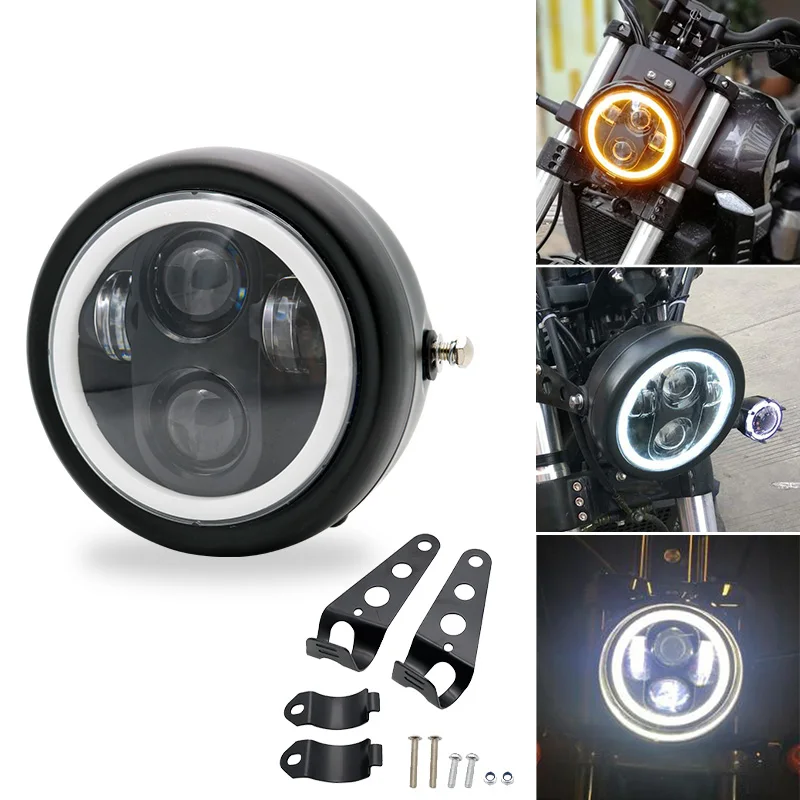 Светодиодная фара для мотоцикла 5-3/4 5 75 дюйма + кронштейн крепления ковша Honda Shadow VT