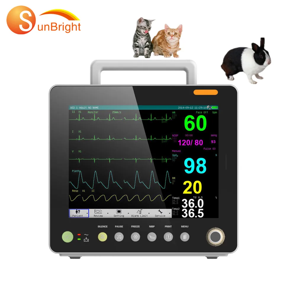 

Profession 12.1 / 15 inch vet vital sign veterinary patient monitor with economic price