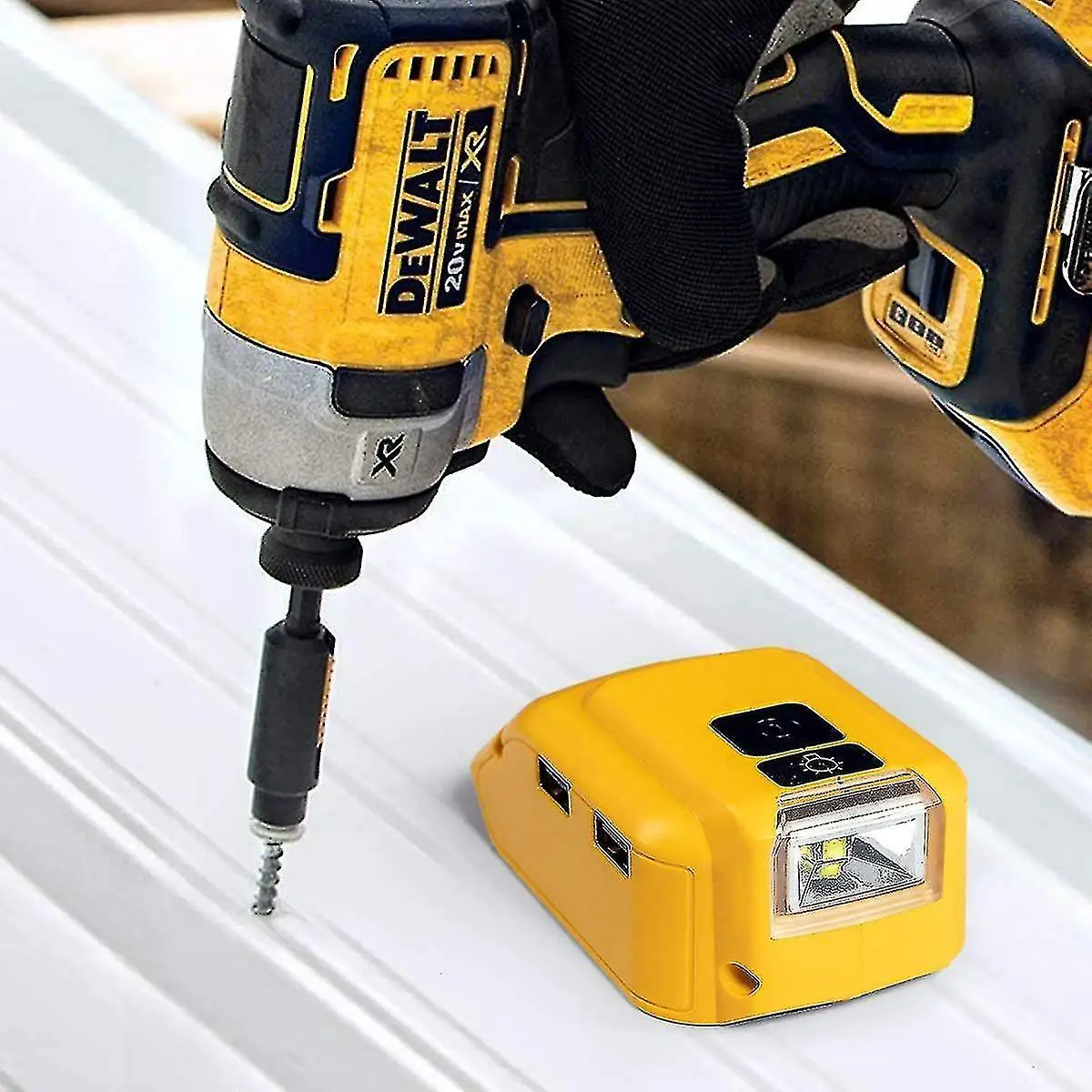 Адаптер литий-ионной батареи для DeWalt 14 4 В/18 в/20 в DCB090 A901 DCB203 DCB204 DCB206 с рабочей