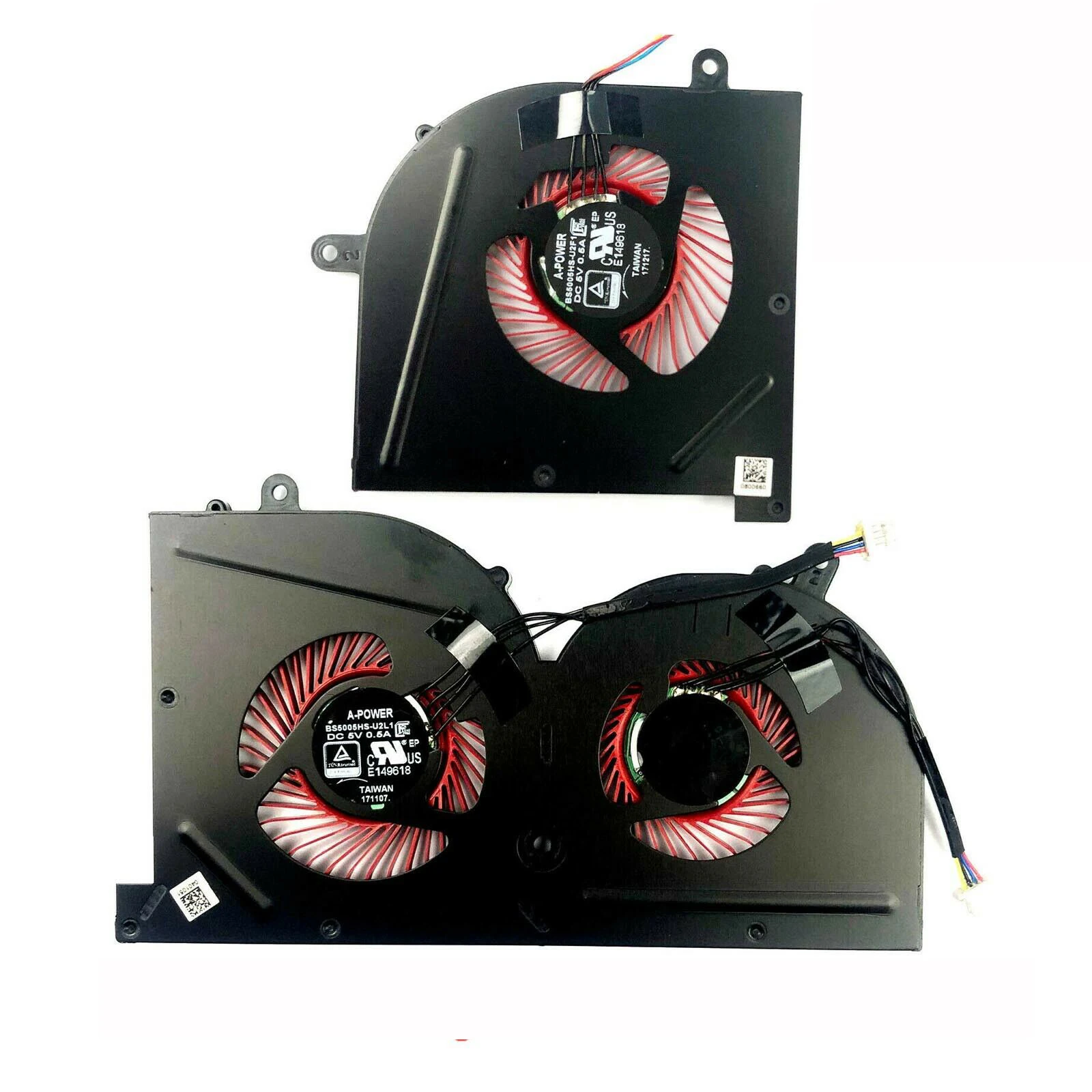 

CPU+GPU Cooling Fan For MSI Stealth Pro GS63 GS63VR GS73 GS73VR 6RF 7RF