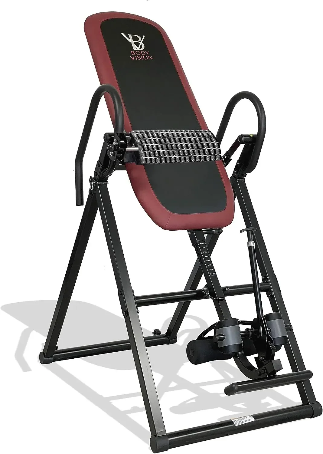 

XL 3.65 - Xtra Long, Xtra Wide Inversion Table with Patented Acupressure Back Massage Lumbar Pad, Patented Ankle Safety & Se