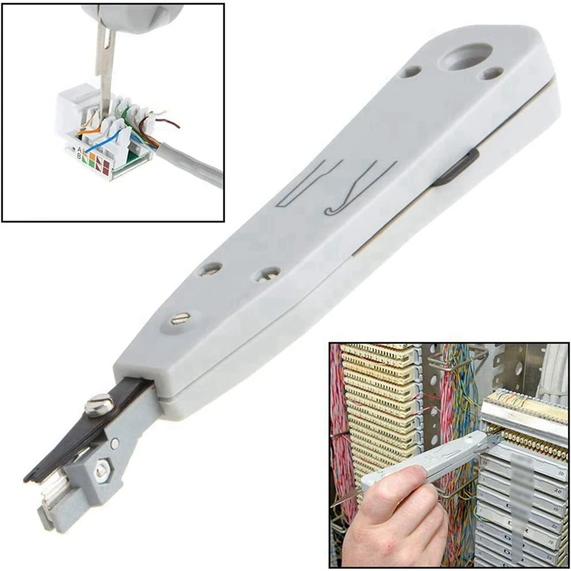 6X инструмент для удаления отверстий IDC RJ45 RJ11 Cat5e Cat6 Сетевой телефонный кабель