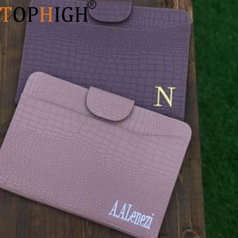 

Custom Letters Note Pad Case Bag For Women 2023 File Holder High Quality Business Cover For Ipad Folder Hot Sell