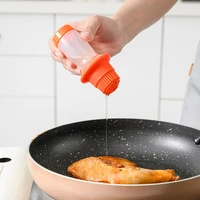 japanese style silicone barbecue oil brush high temperature baking brush kitchen barbecue brush oil bottle pancake