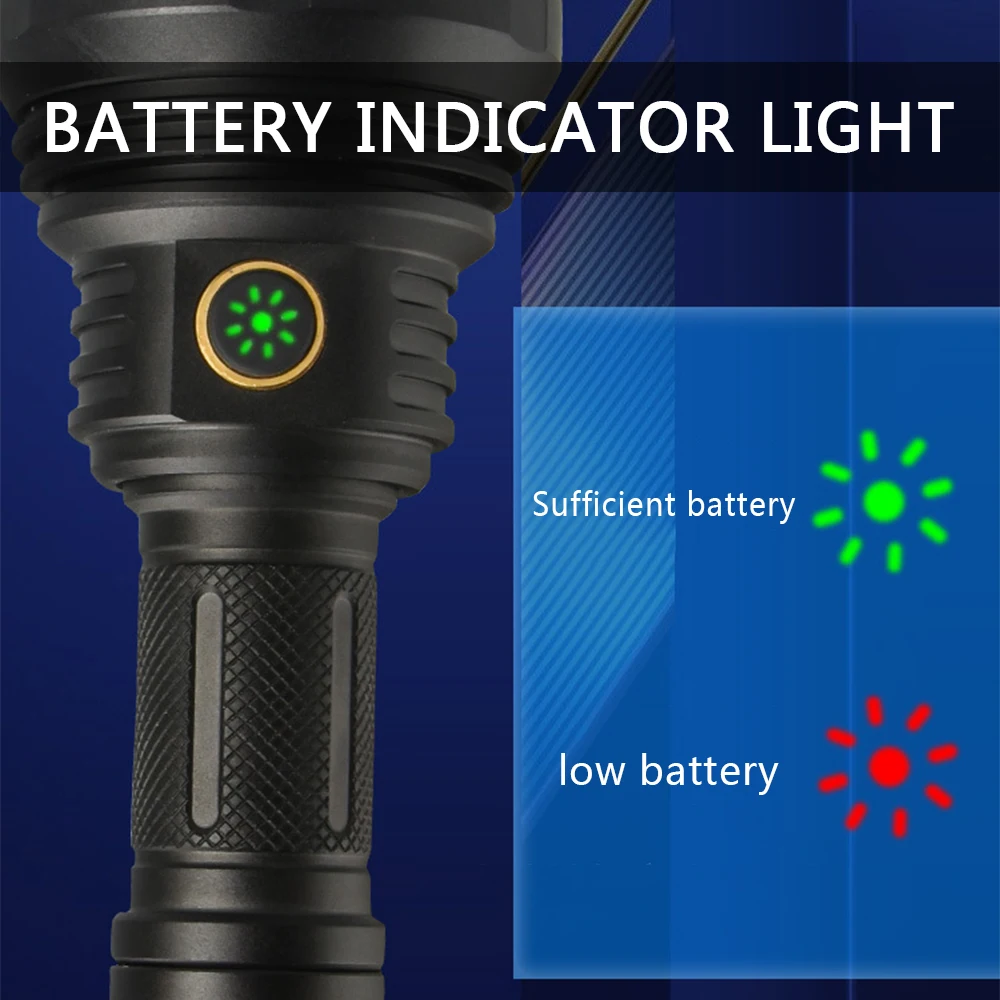 Светодиодный Мощный яркий фонарик Xiwangfire GT40 USB-перезаряжаемый фонарь с