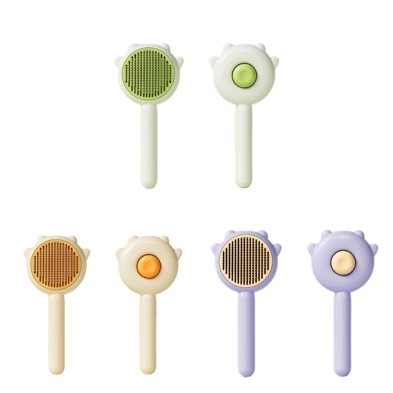 

Cats combs Pet Combs Hair Removal Combs For Dogs Pet Groomings Combs Cats Brush Self Cleaning Pet Massage Brush Drop Shipping