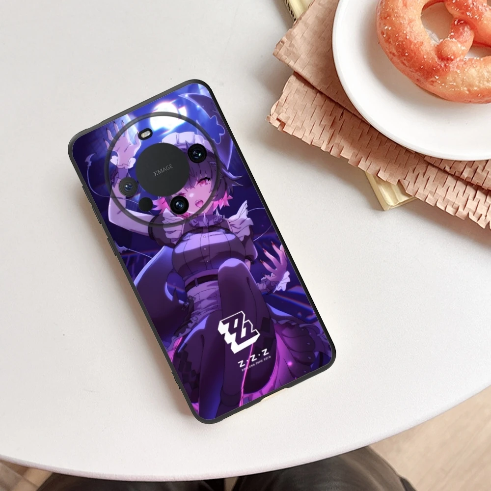 Чехол для мобильного телефона Zenless Ellen Joe Huawei Mate 60 50 40 30 20 10 Pro Plus Lite E 5G черный мягкий