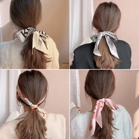 elegant scarf retro high grade tie head rope hair rope hair ribbon women tied hair ribbon hair accessories