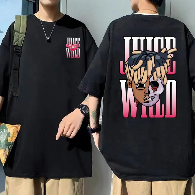

Hot Sale New Rapper Juice Wrld 999 Male Cotton T-shirts Art Aesthetic Graphic Print T Shirts Men Women Hip Hop Oversized Tshirt