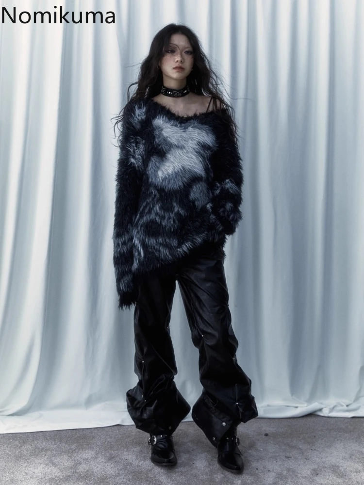 Осенне-зимняя одежда пуловеры для женщин женский Модный корейский джемпер