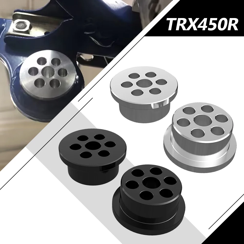 

Для HONDA TRX450R 450R 450ER TRK 450 R ER 2004-2018 2017 2016 мотоциклетная алюминиевая заготовка шесть стрелок выхлопные крепления аксессуары