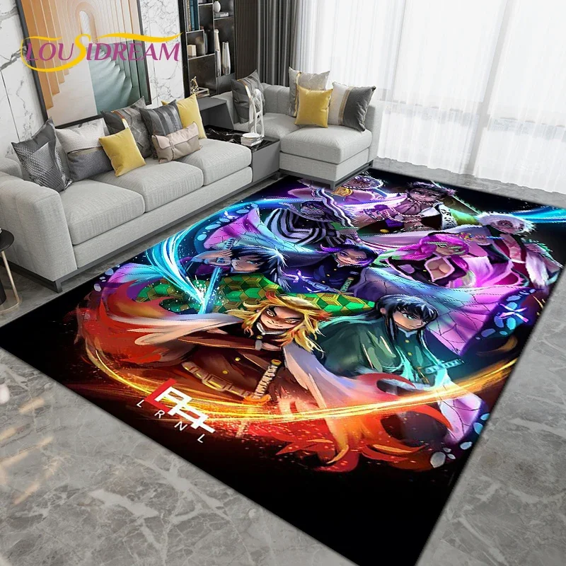 Большой коврик для рассеивания демонов нескользящий гостиной детской комнаты