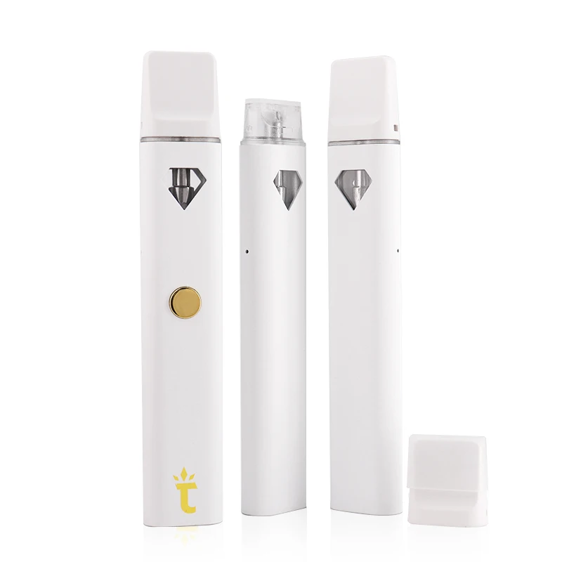 

5pcs Torch Diamond 2ml Ceramic Coil Pods Empty Cartridge 280mAh Rechargeable Battery Vape Pod E Cigarettes Vapes for Thick Oil