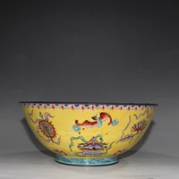 7 tibetan temple collection purple bronze cloisonne enamel eight treasure bowl offering bowl offering bowl gather fortune