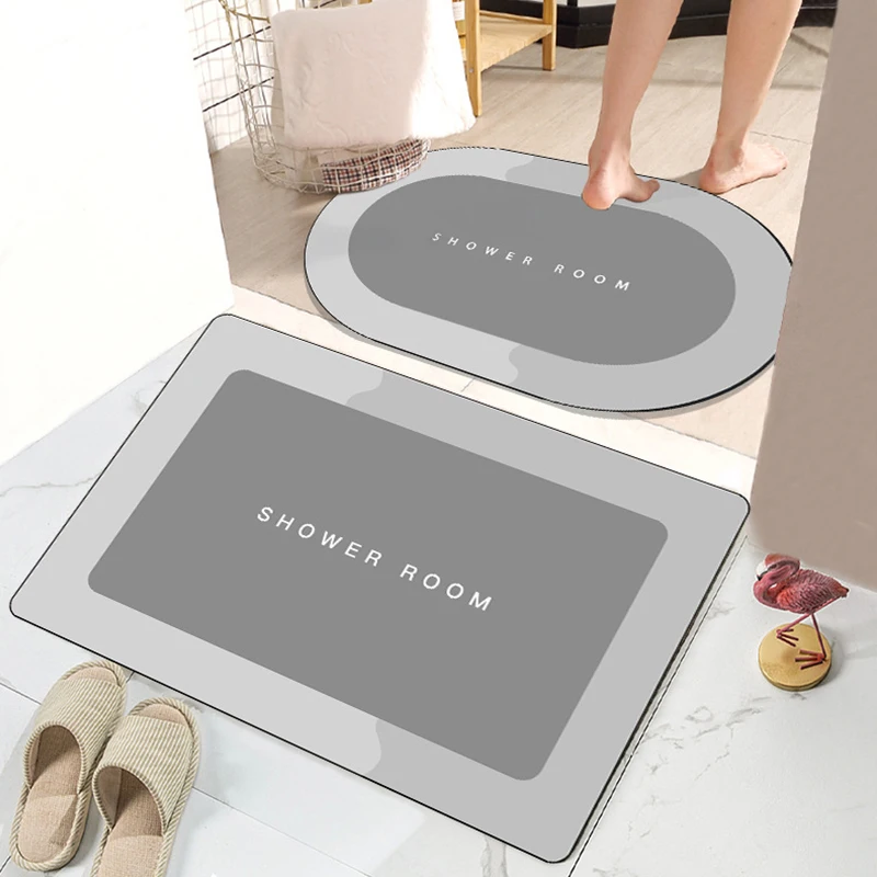 Супер впитывающий домашний коврик для ванной нескользящий и кухни напольные